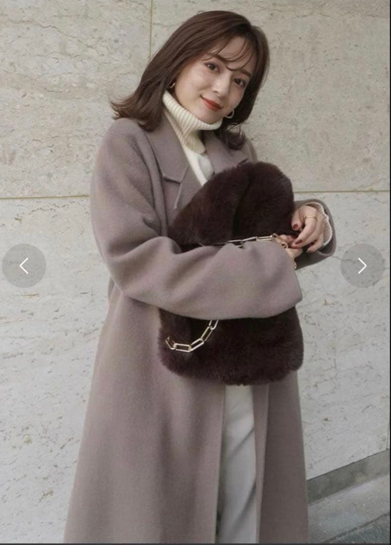 anuans✴︎リバーロングコート✴︎モカ