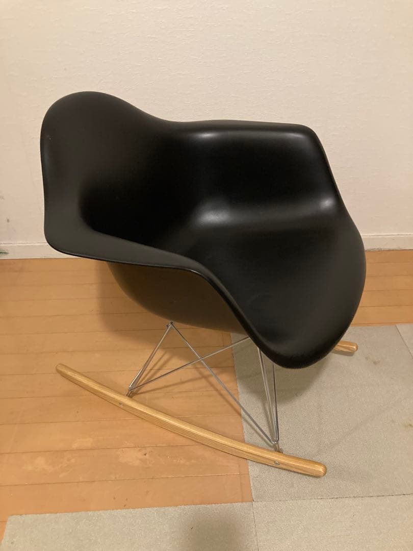 イームズ　チェア RAR シェルアームチェアロッキングチェア 黒