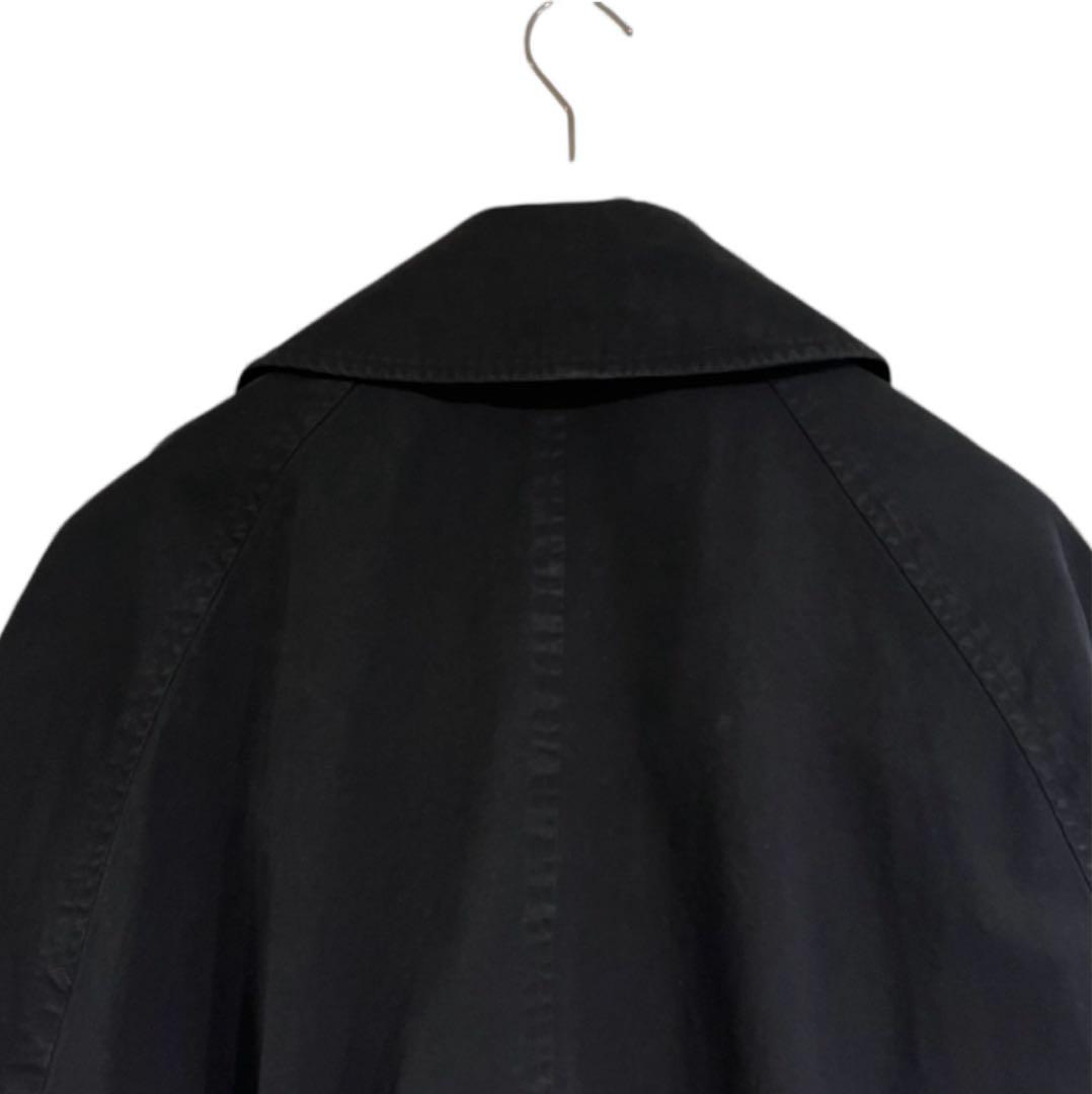 COMOLI コモリ ウォッシュドタイロッケンコート 黒 ブラック サイズ4