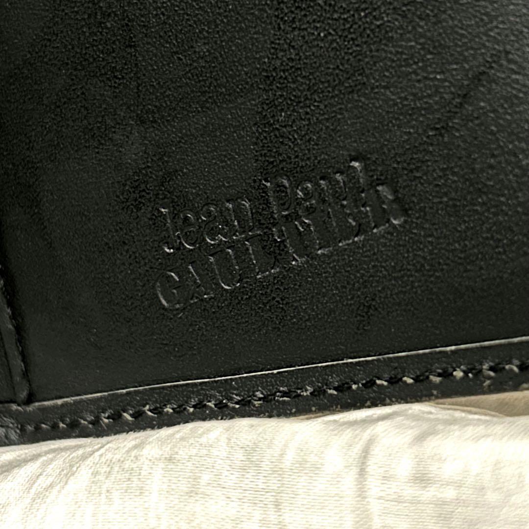 美品 JeanPaulGAULTTER 長財布 ブルードラゴン ロゴ型押し