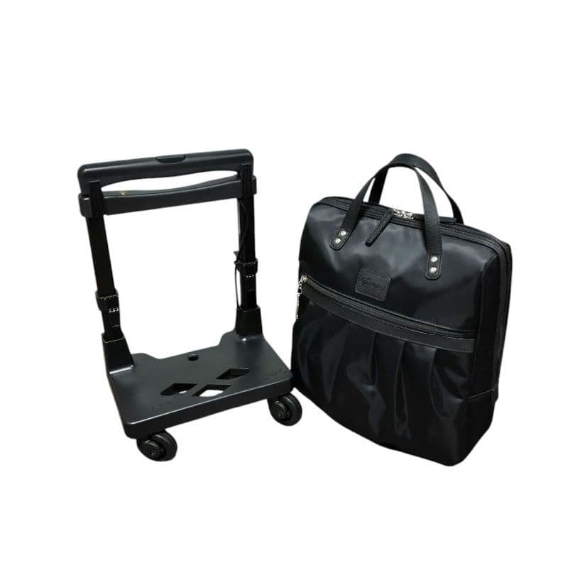 ★極美品★SWANY スワニー キャリーバッグ クレーペ ブラック　ロック機能付