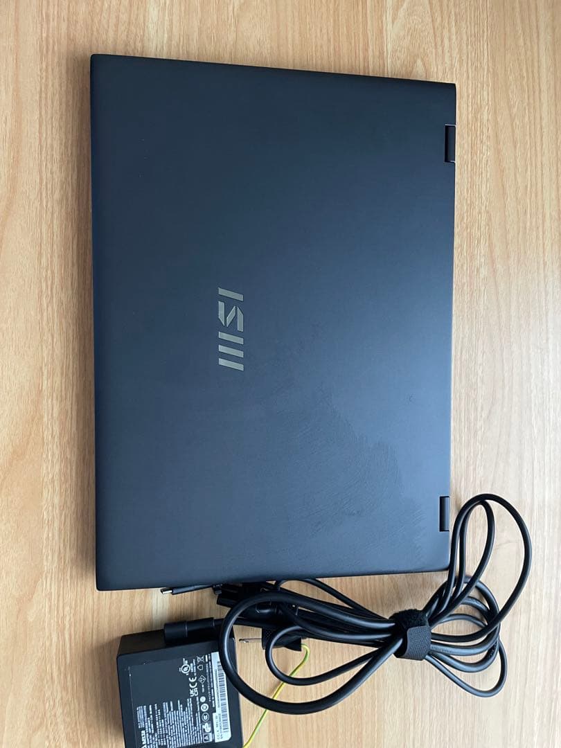 MSI ノートPC ブラック ACアダプター付き