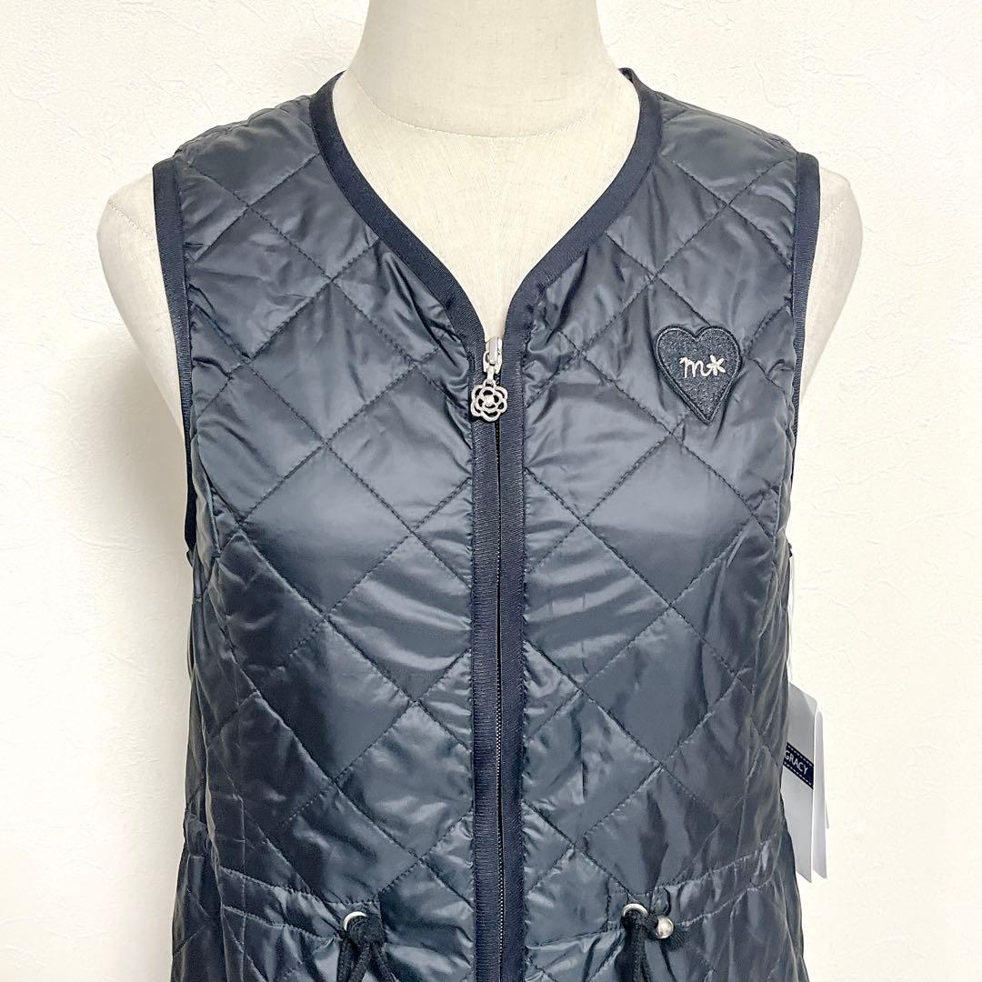 ★新品未使用 タグ付き M'S GRACY キルティングジレ ブラック 38 M