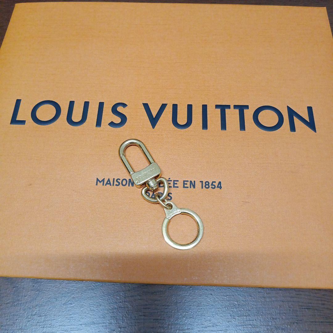 ルイ・ヴィトン。美品金色、アノクレ、キーリングキーホルダー