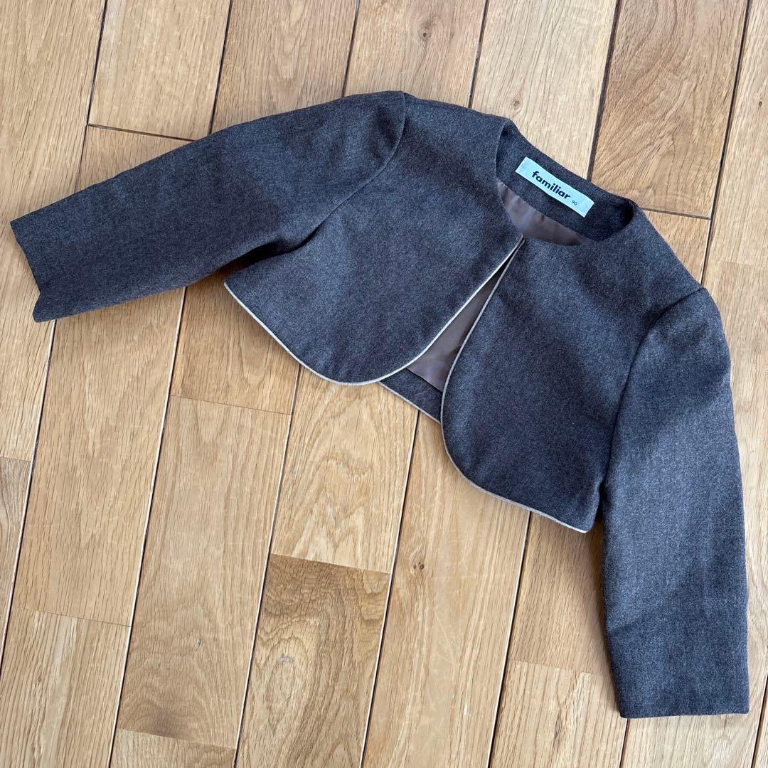 familiar ファミリア フォーマルワンピース 90cm アンサンブル