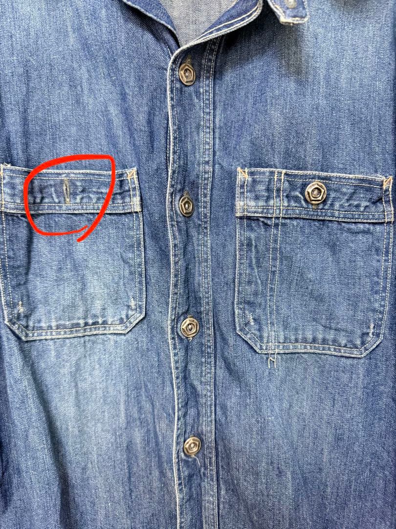 claud RRLダブルアールエル デニムシャツM ラルフローレン