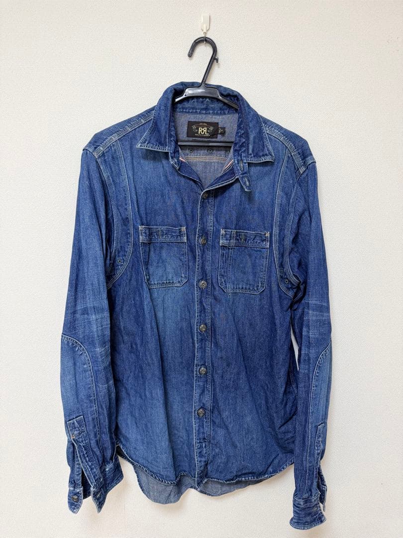 claud RRLダブルアールエル デニムシャツM ラルフローレン