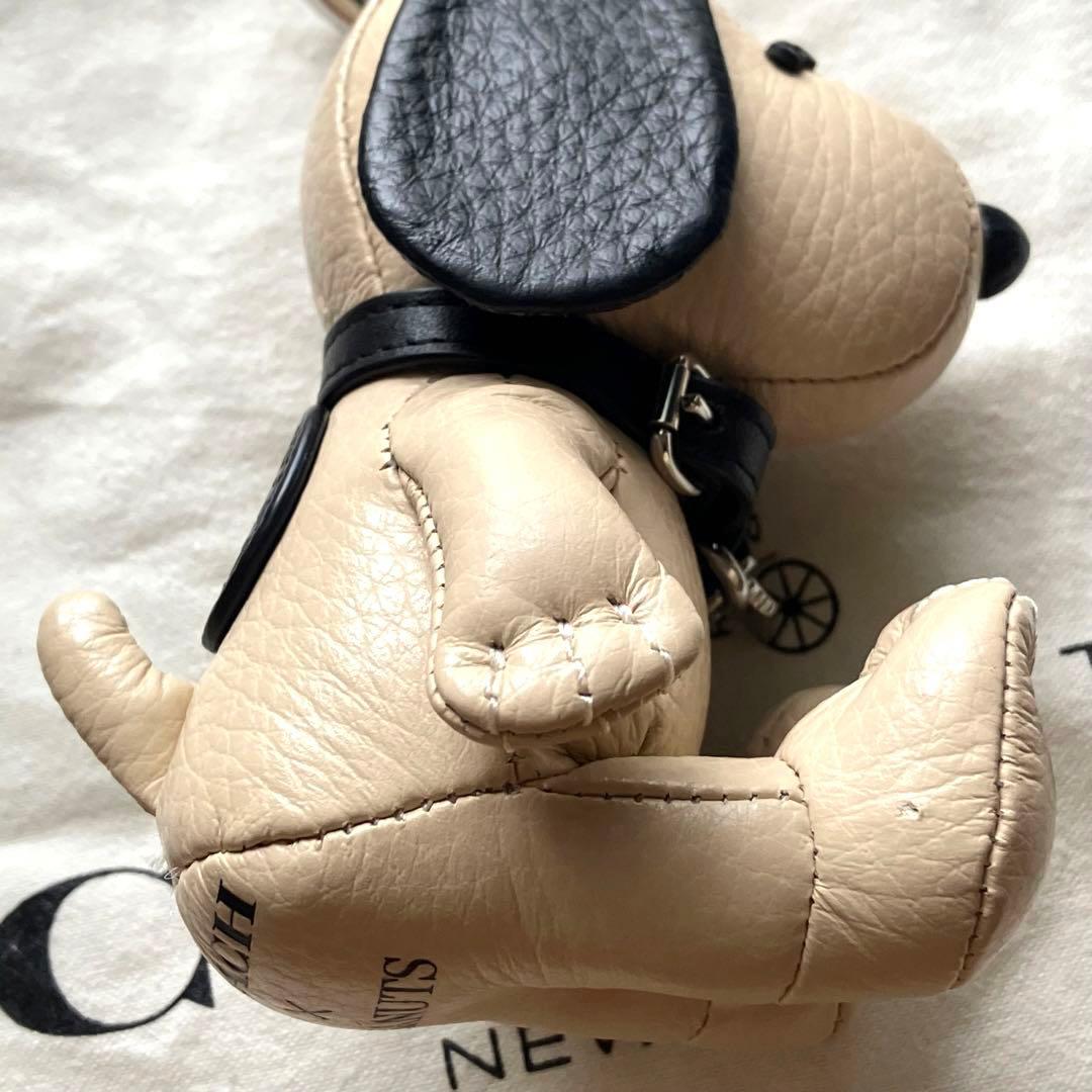 coach スヌーピー PEANUTS コレクティブル レザー バッグチャーム