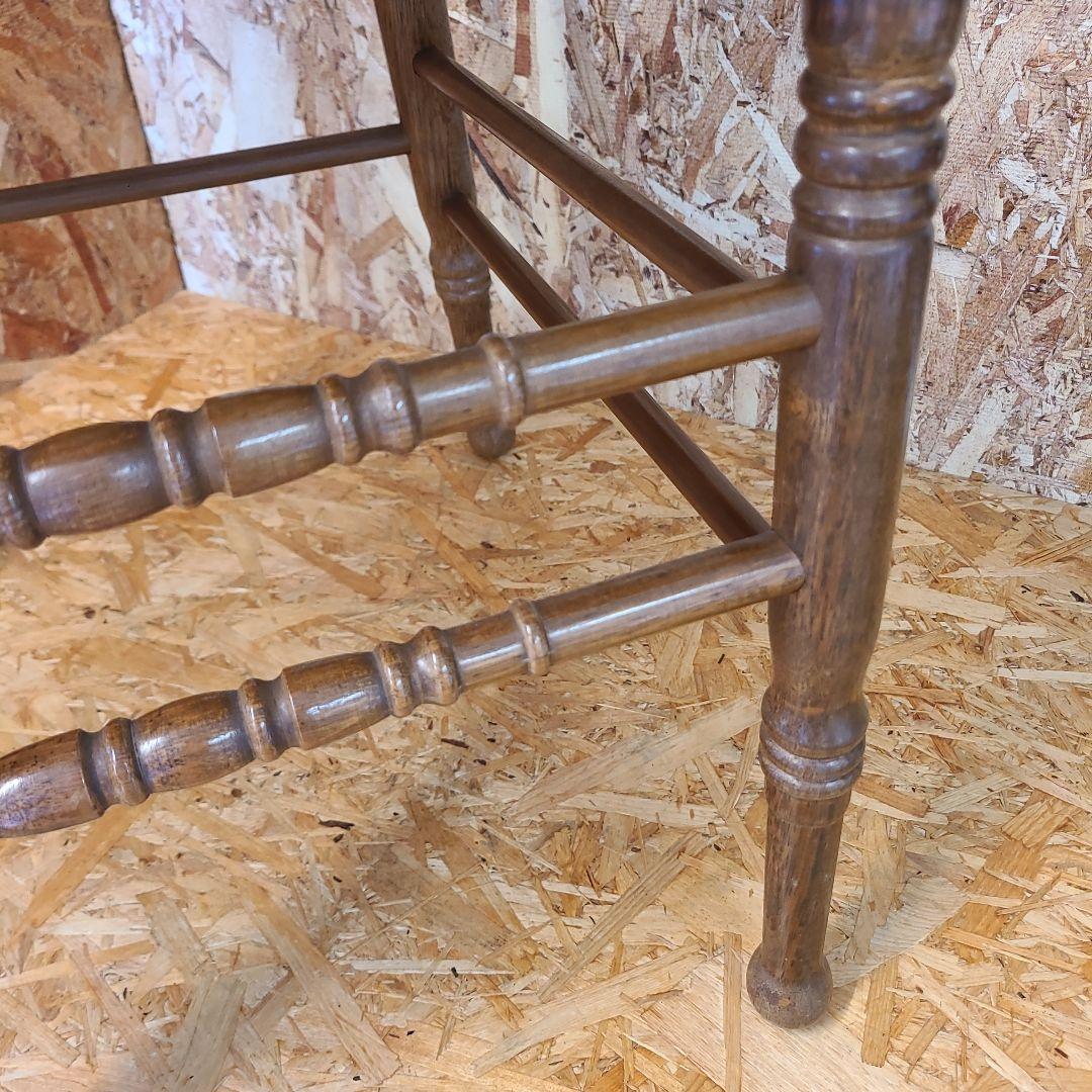 1 山善 椅子 アンティーク調 チェア　ウィンザーチェア