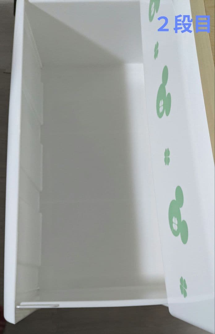 除菌済！送料込美品！ディズニーミッキーマウス　 ４段衣類収納ケース