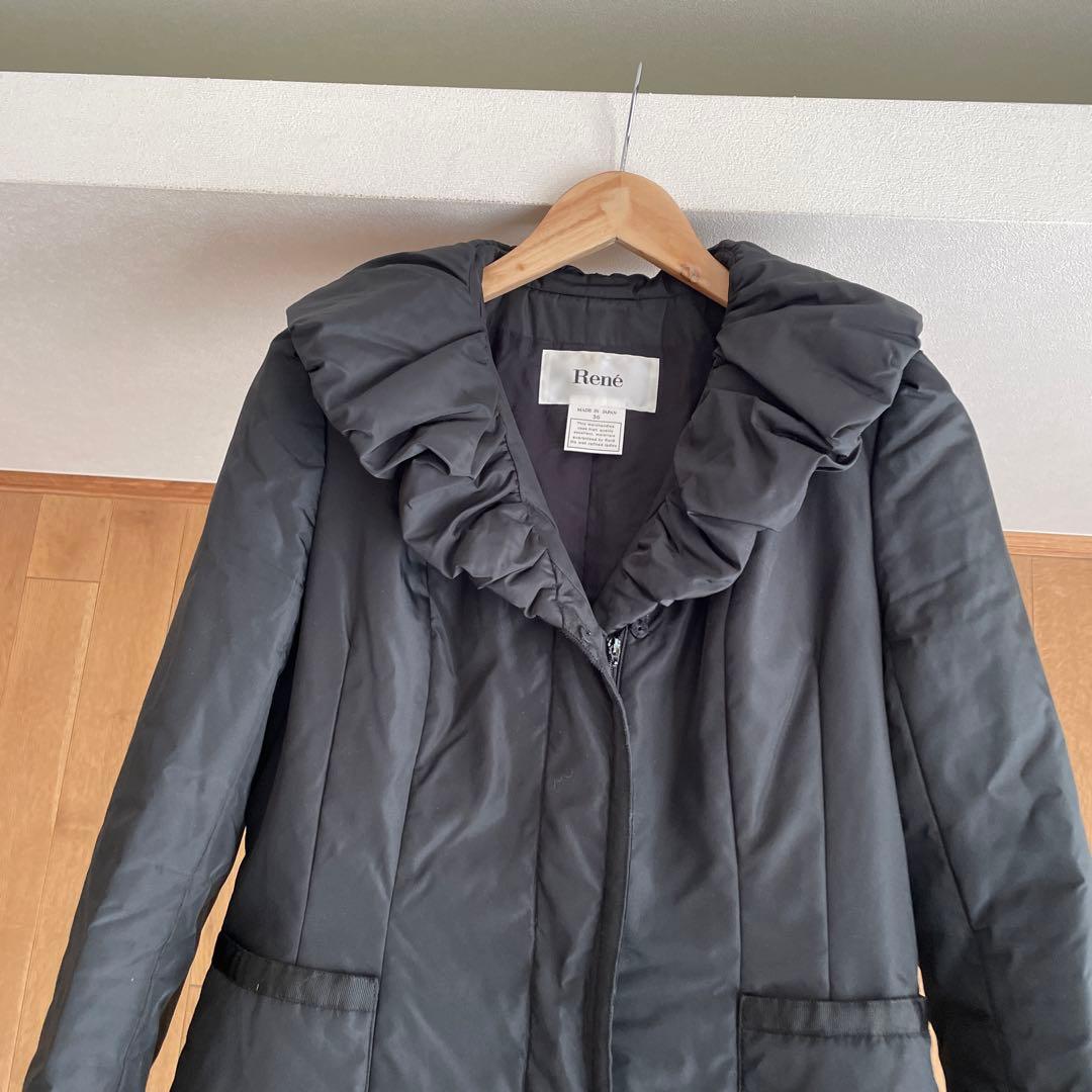 Rene ルネ　ロングコート プリンセスコート 女優襟