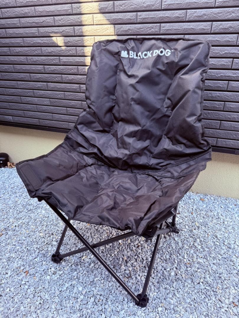 BLACKDOG 折りたたみキャンプチェア2脚セット