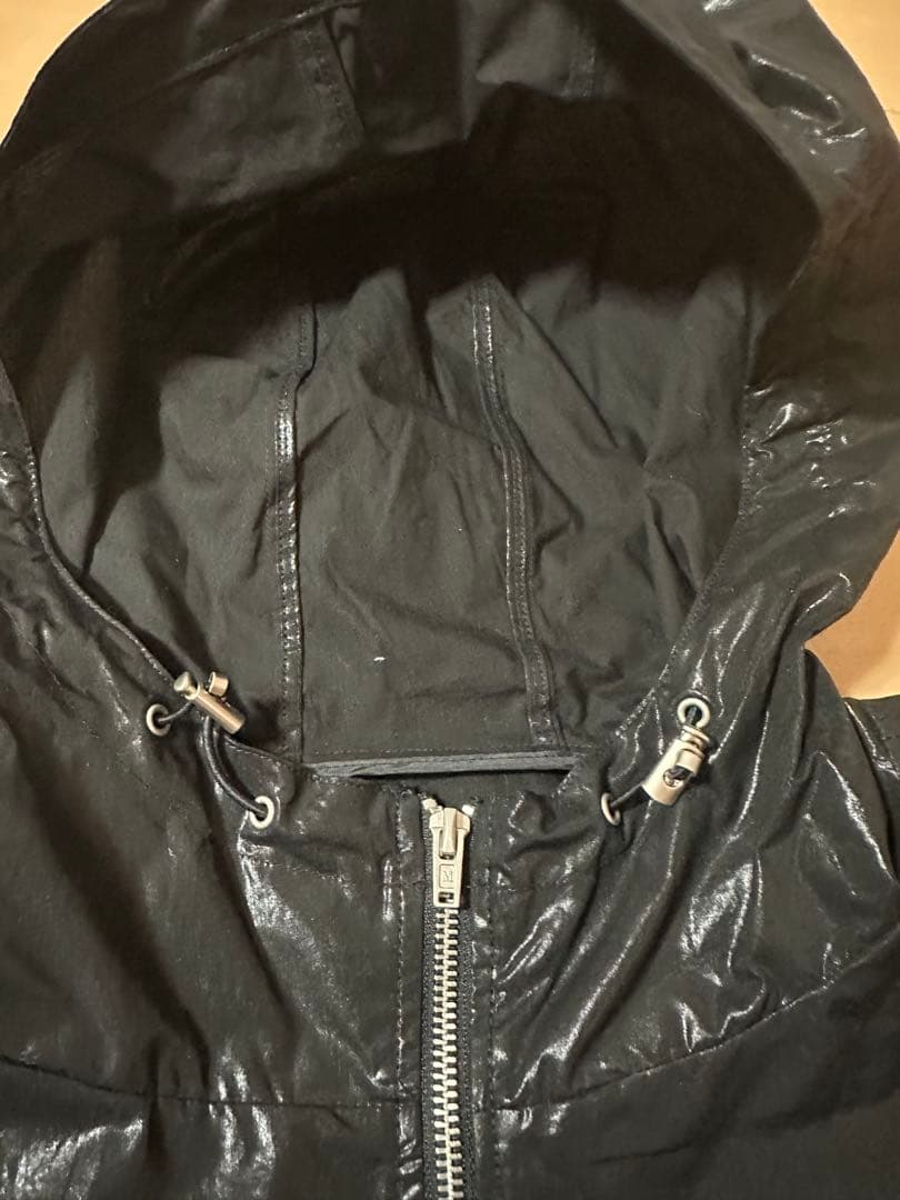 Matin Kim フード付き黒ジャケット Lサイズ