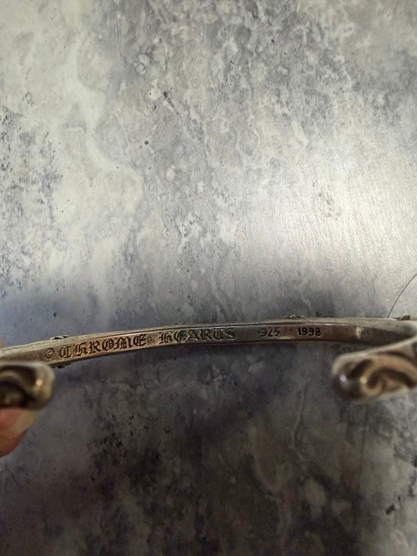 Chrome Hearts 925シルバー バングル 1998年刻印