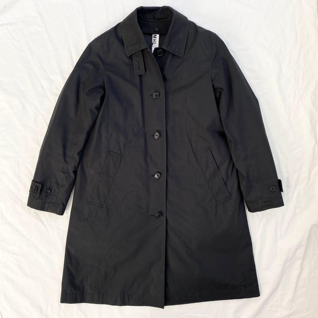 美品✨マーガレットハウエル MHL. ステンカラーコート ダウンライナー付き 黒