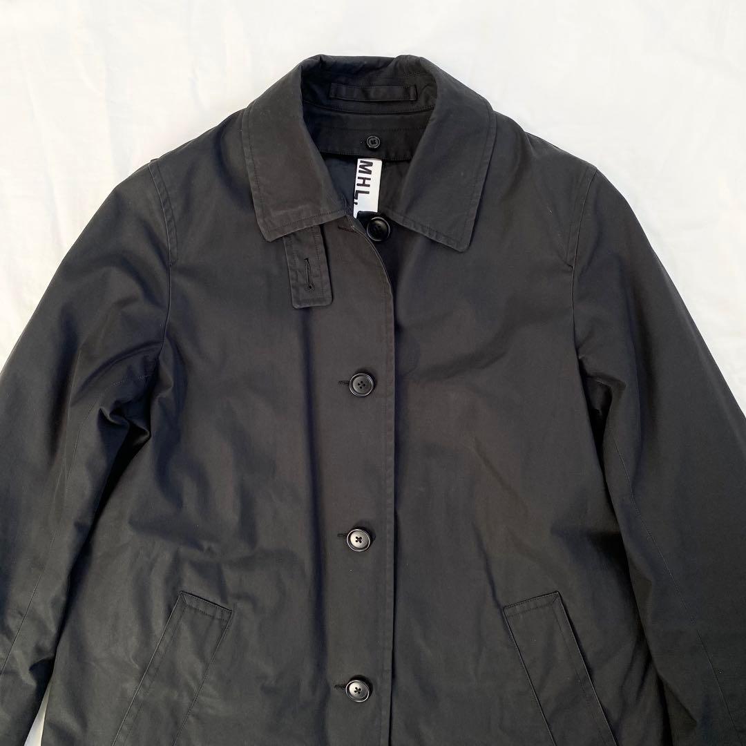 美品✨マーガレットハウエル MHL. ステンカラーコート ダウンライナー付き 黒