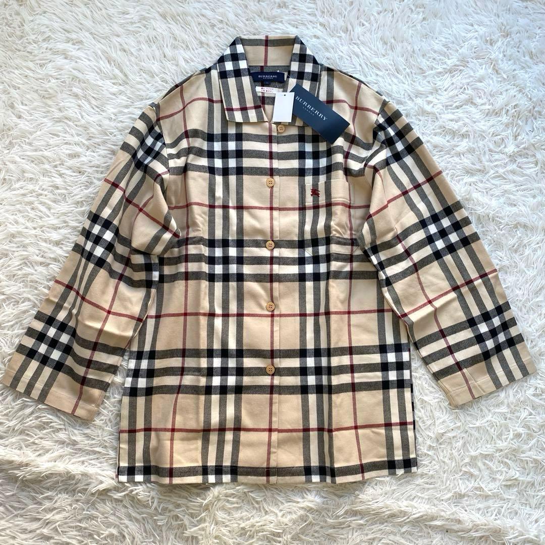 新品タグ付　バーバリーロンドン　セットアップ　ノバチェック　ベージュ　パジャマL