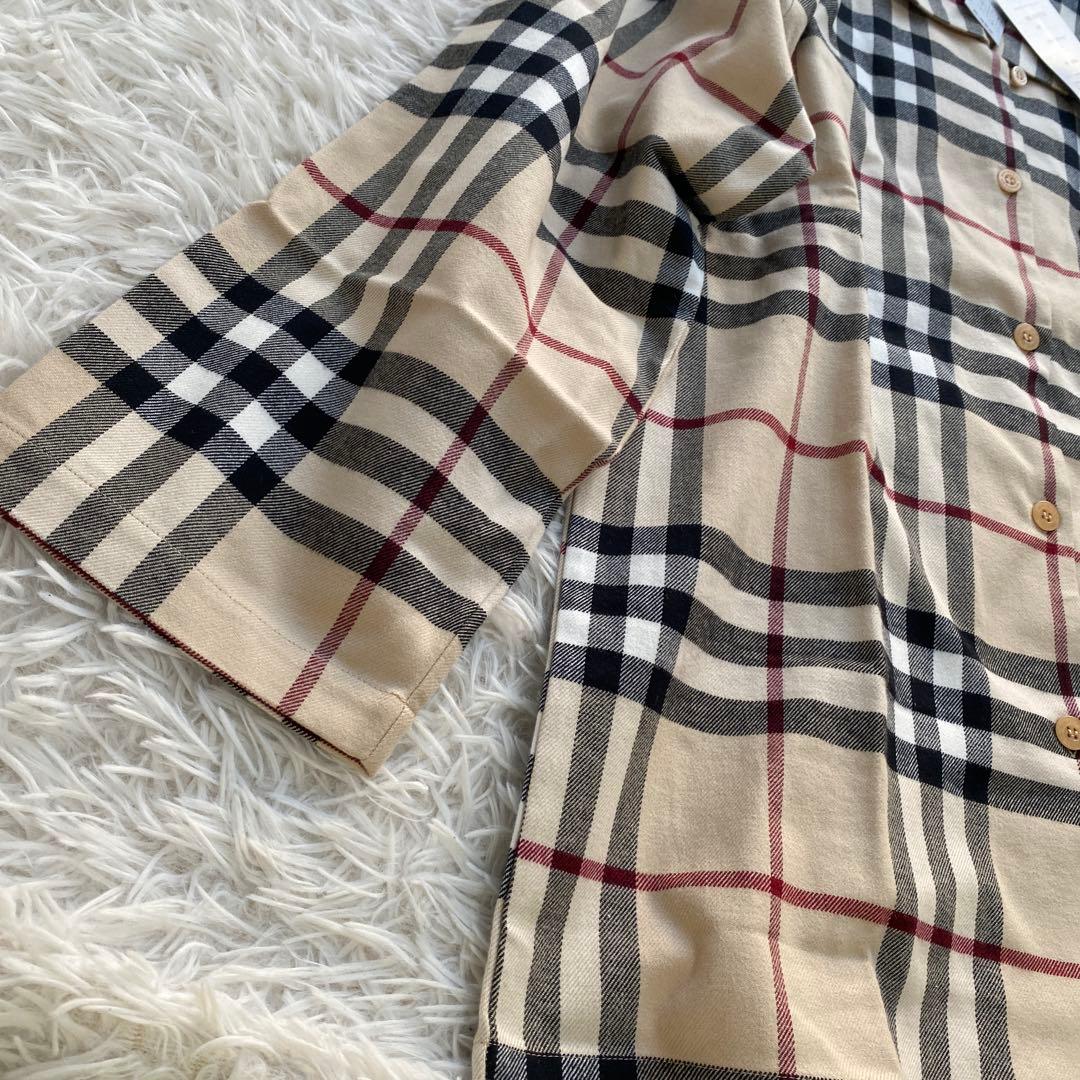 新品タグ付　バーバリーロンドン　セットアップ　ノバチェック　ベージュ　パジャマL