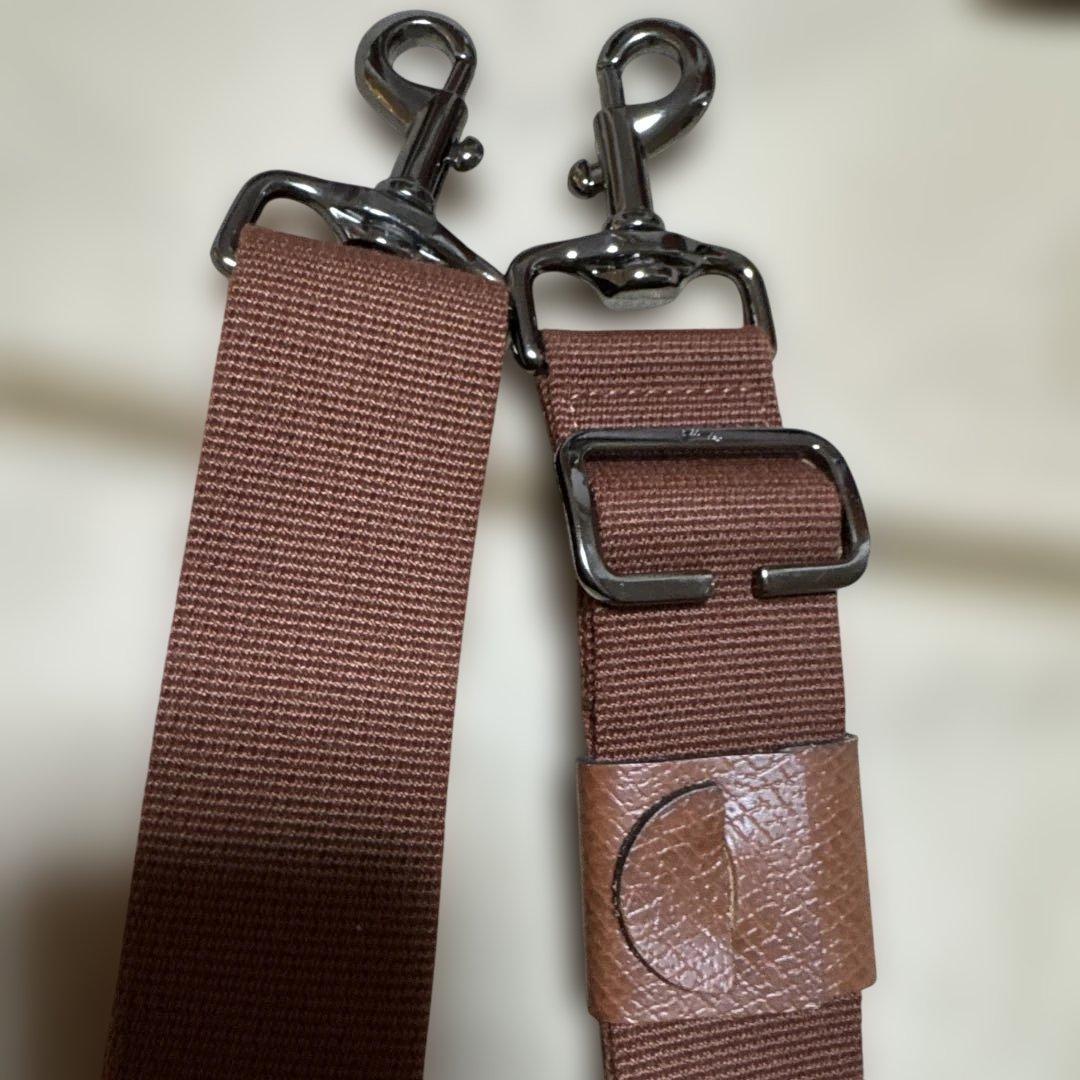 ロンシャンベージュ ナイロンレザーボストンバッグトラベルバッグショルダー付き