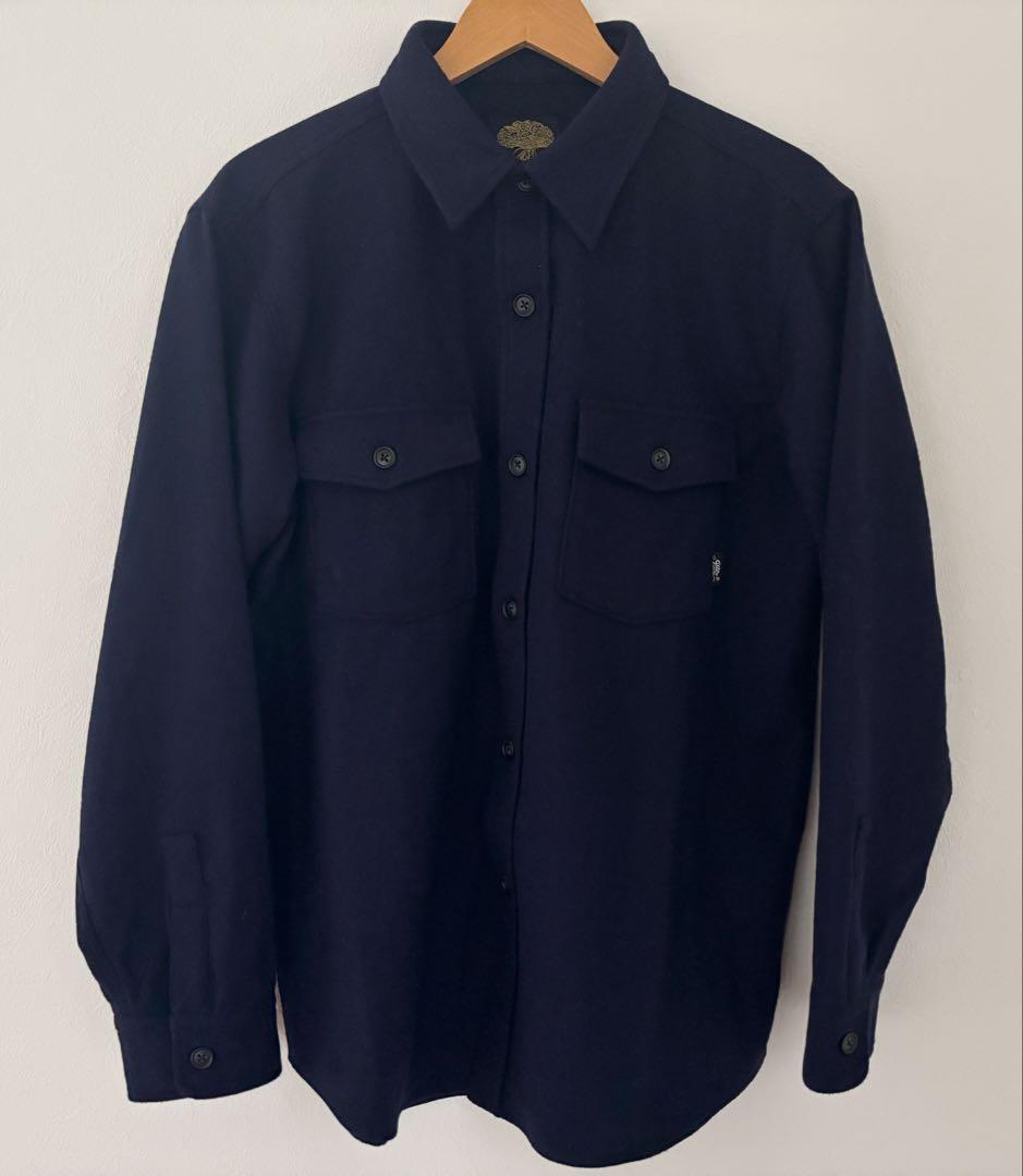 [試着のみ] グリーンクロージング WOOL FLANNEL SHIRTS M