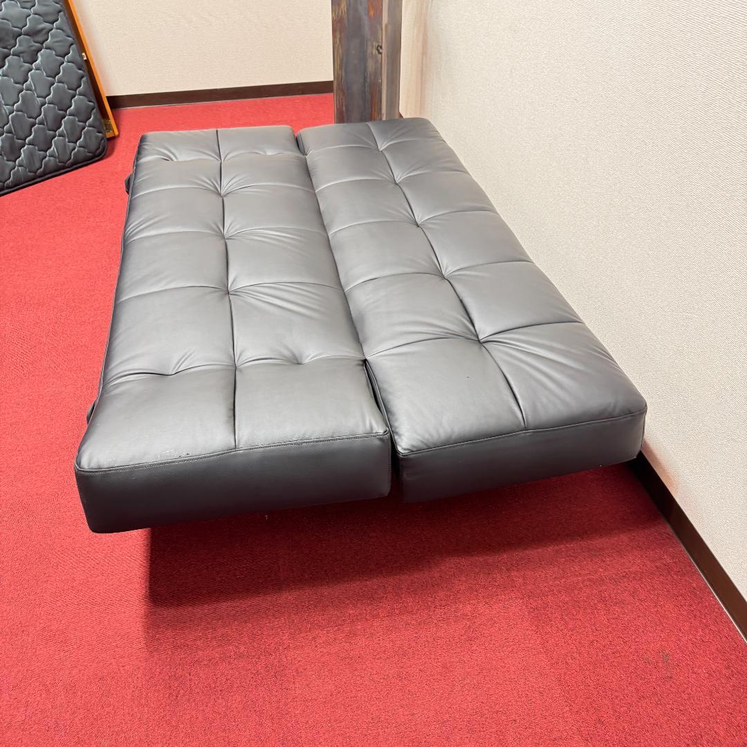 東京23区送料無料　超美品ニトリ ソファベッド Nシールド マークスAM 合皮