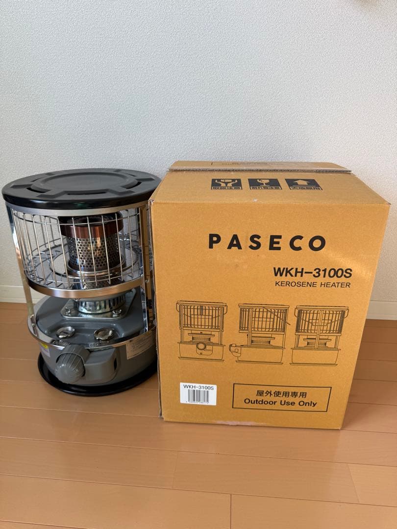 パセコ ストーブ　WKH-3100S グレー