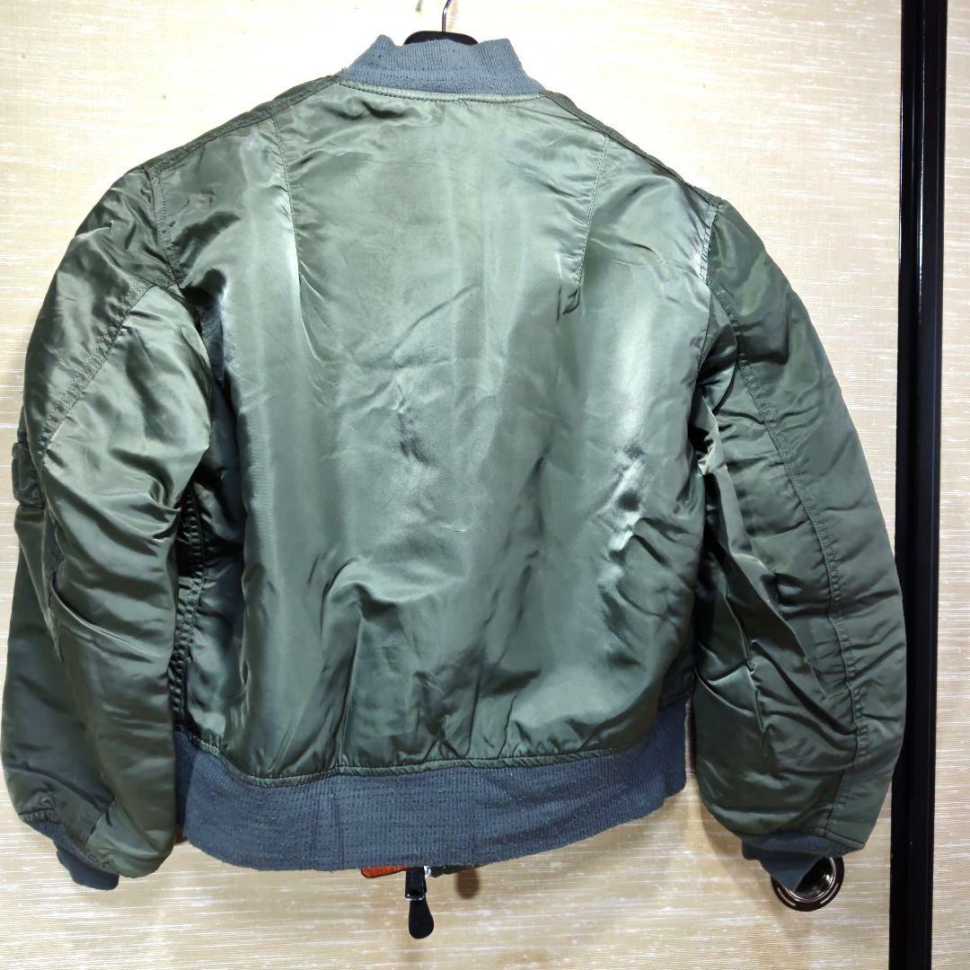 「MA-1 フライトジャケット サイズLarge made in USA」