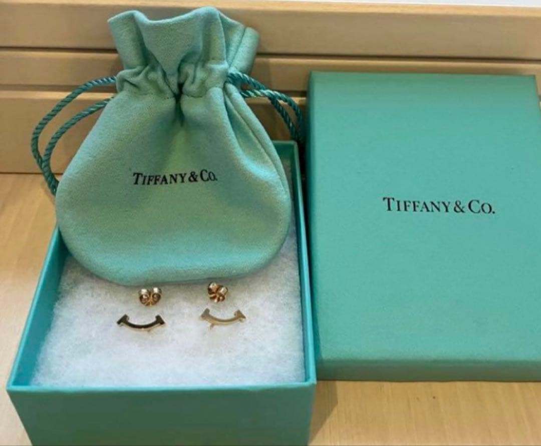 【美品】ティファニー　ティースマイル　ピアス