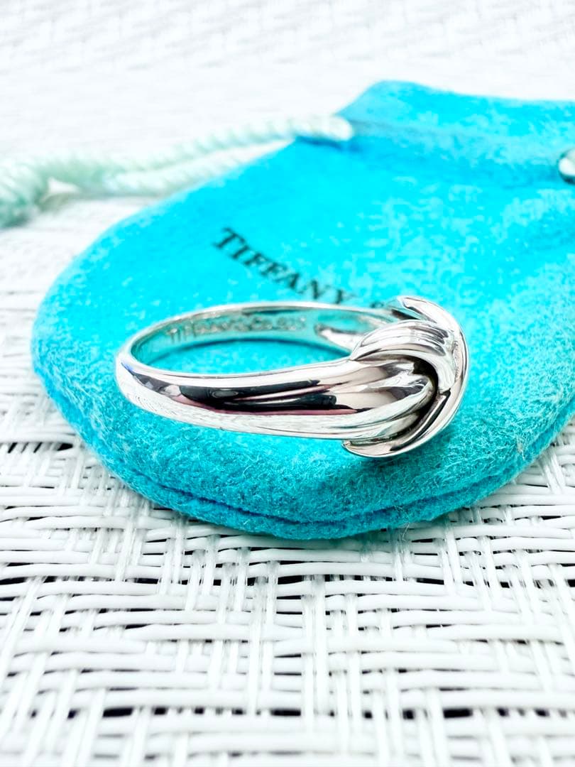 ティファニー　シグネチャー　指輪　リング　15号　研磨仕上げ済み美品　925