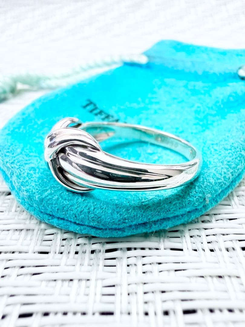 ティファニー　シグネチャー　指輪　リング　15号　研磨仕上げ済み美品　925