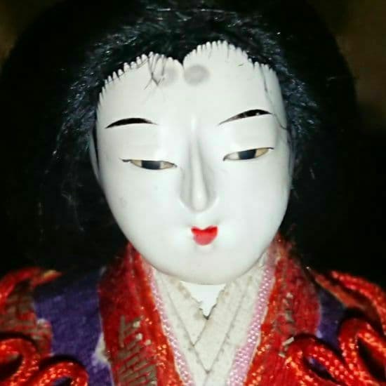 明治から昭和初期の時代雛 享保雛 親王飾り 雛人形 骨董 アンティーク