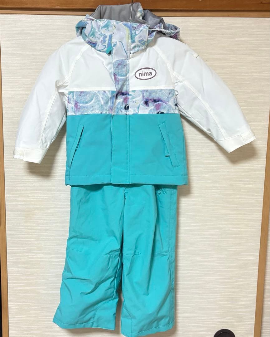 【美品】 スノーボードウェア 雪 ウィンターウェア ベビー 90 NIMA