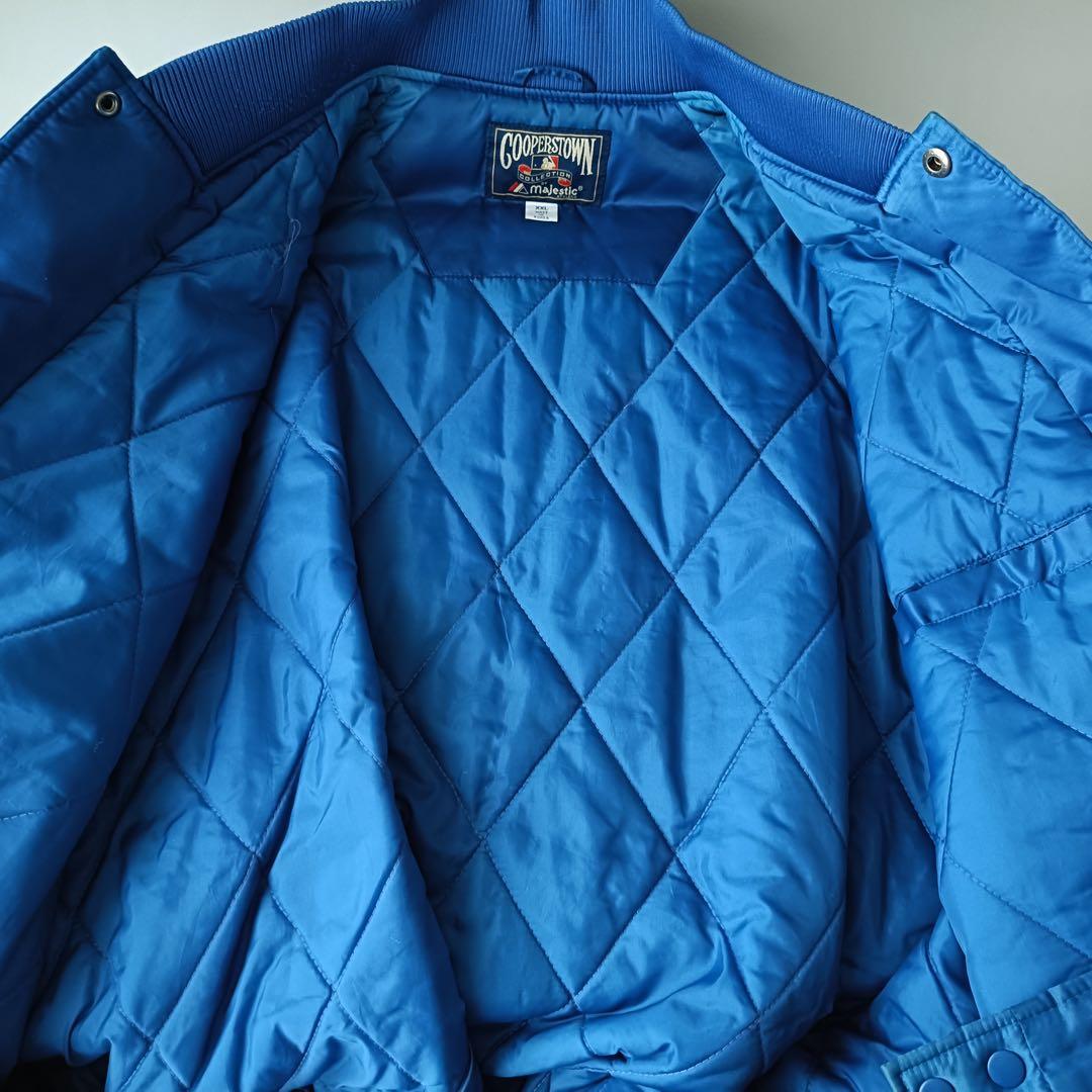 マジェスティック ミルウォーキー・ブルワーズ サテンジャケット/MLB/メンズ