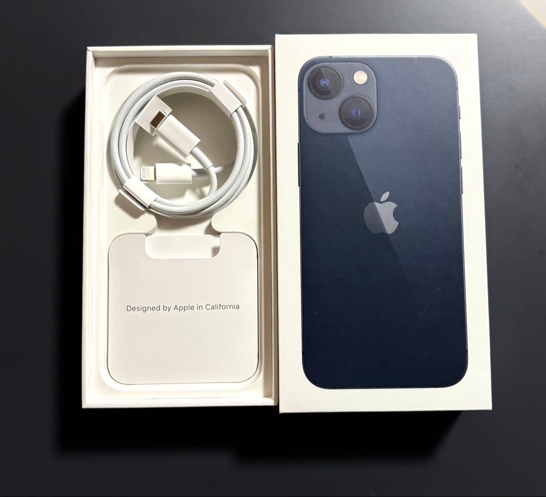 iPhone 13 mini 128GB ミッドナイト　SIMフリー　箱あり