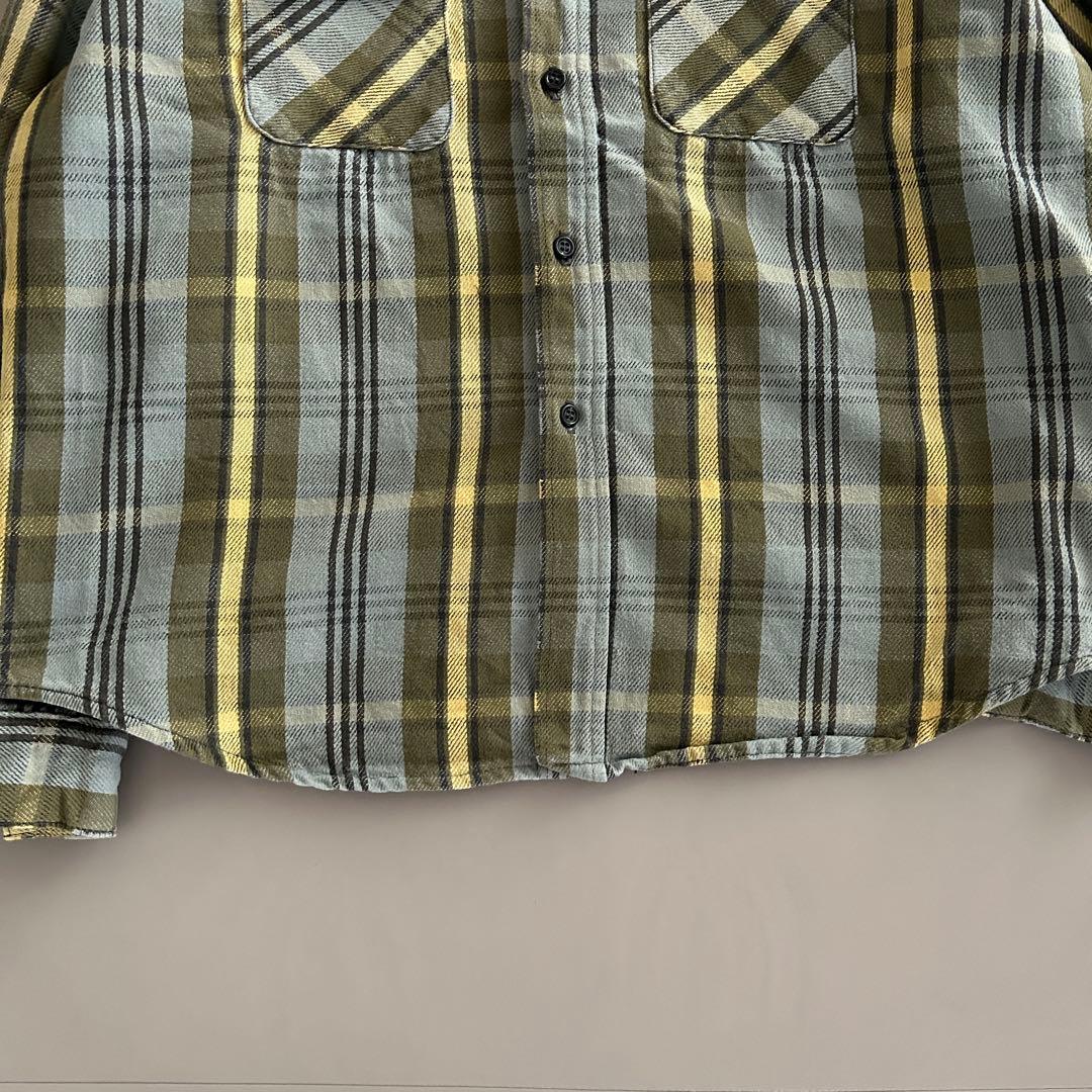 70-80s FIVE BROTHER USA製 フランネルシャツ XL