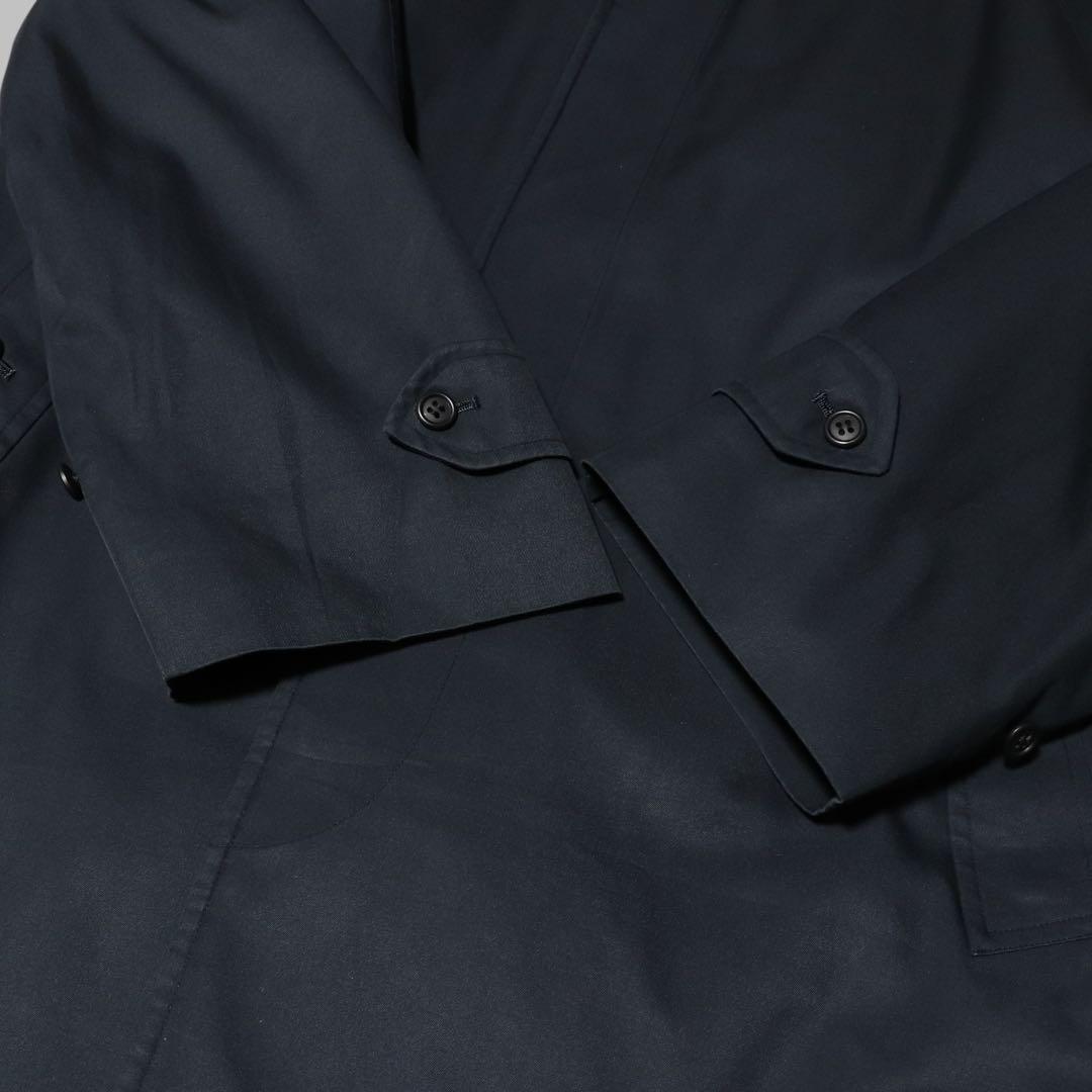 BURBERRY★ステンカラーコート★ノバチェック ライナー★ネイビー★90s