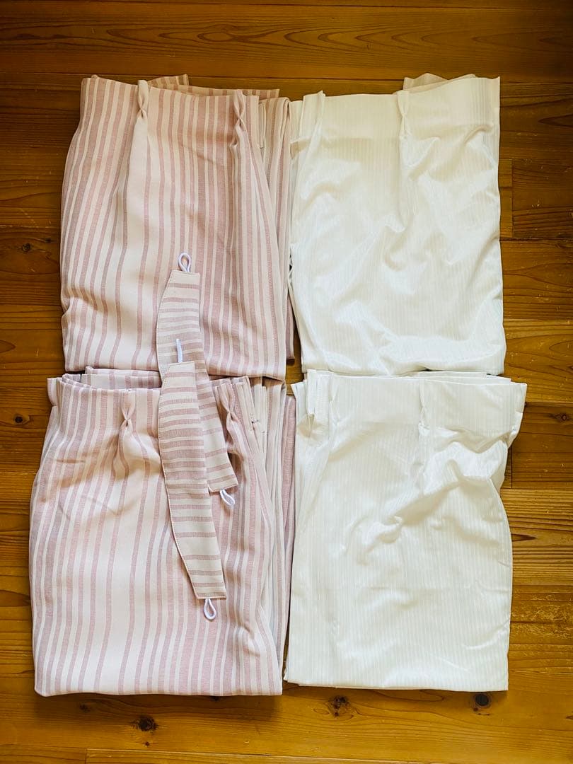 【ずっちゃん】ニトリ　カーテン6枚&レースカーテン8枚セット