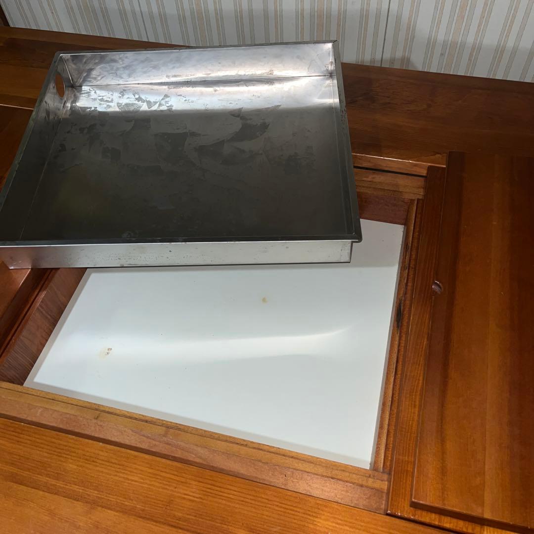 CANADIAN テーブル　木製収納付き