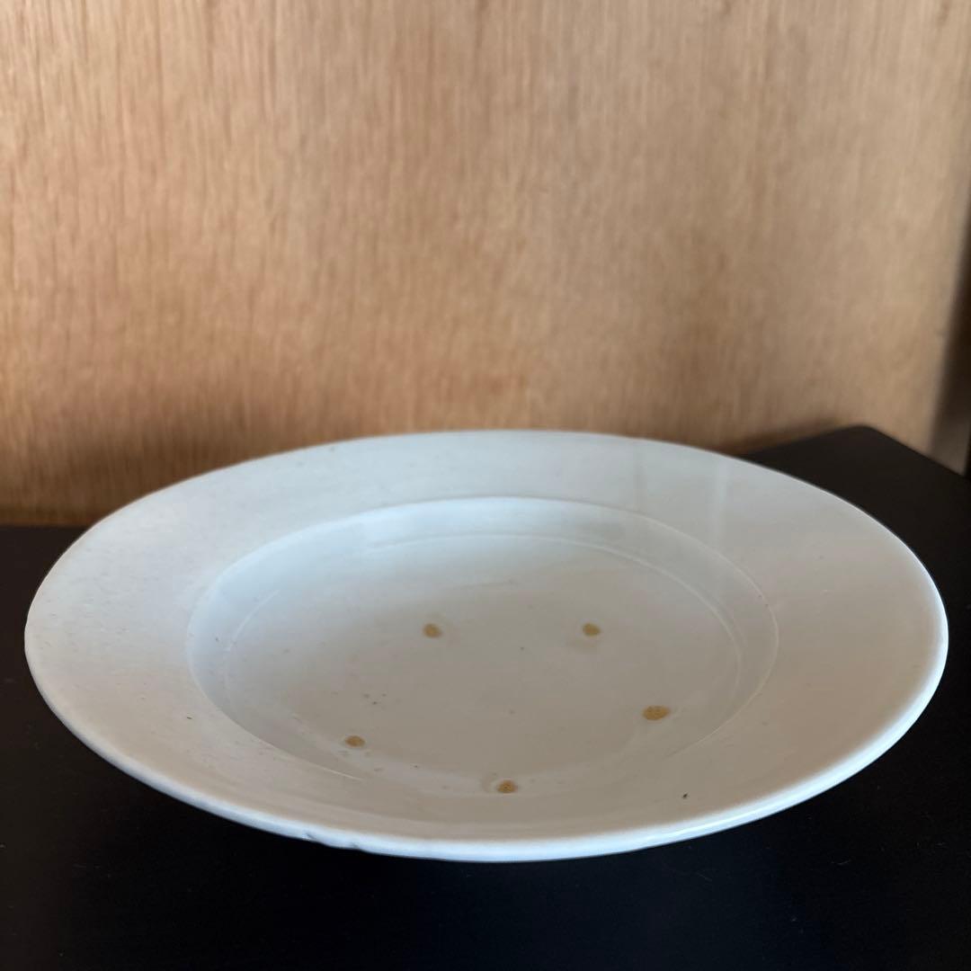 未使用品＊中本純也 白磁 リム皿 リム鉢