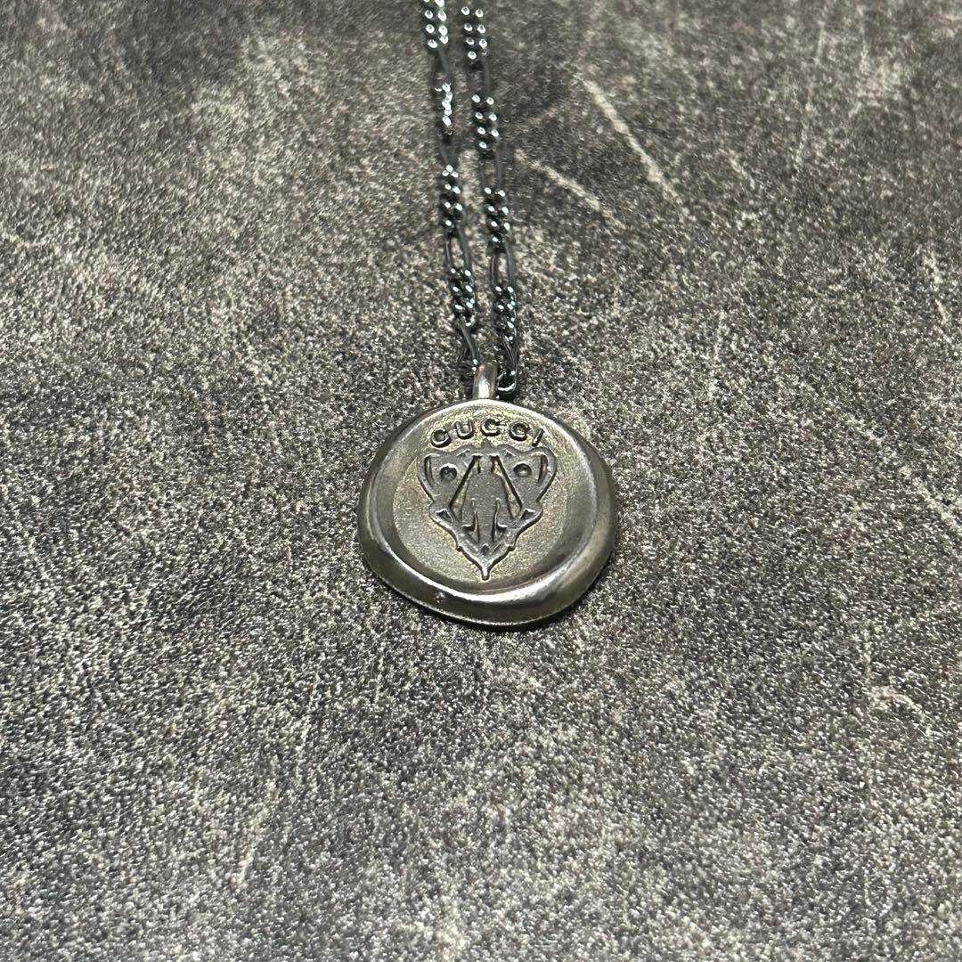 GUCCI グッチ クレスト 紋章 ネックレス Ag925