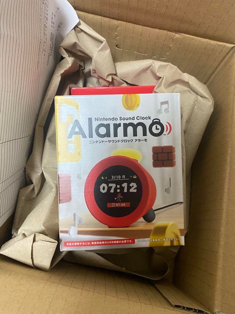 Nintendo Alarmo デジタル目覚まし時計 赤