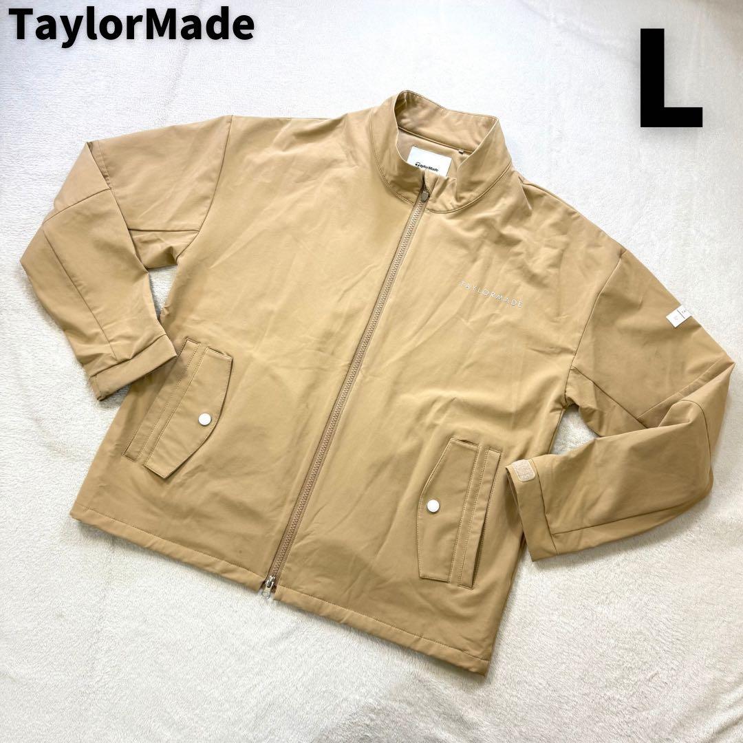 TaylorMade 高機能 ダブルジップ ブルゾン ジャケット L ベージュ