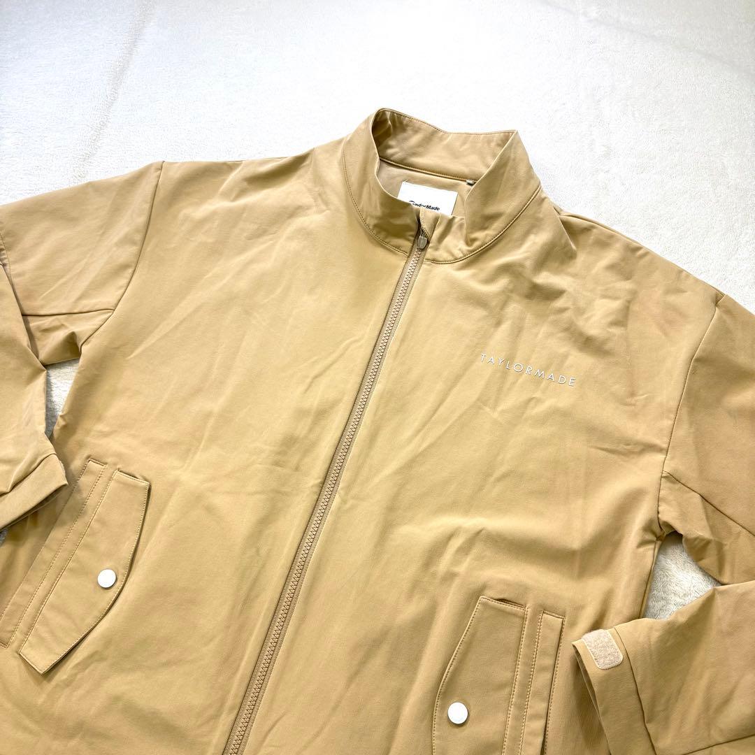 TaylorMade 高機能 ダブルジップ ブルゾン ジャケット L ベージュ