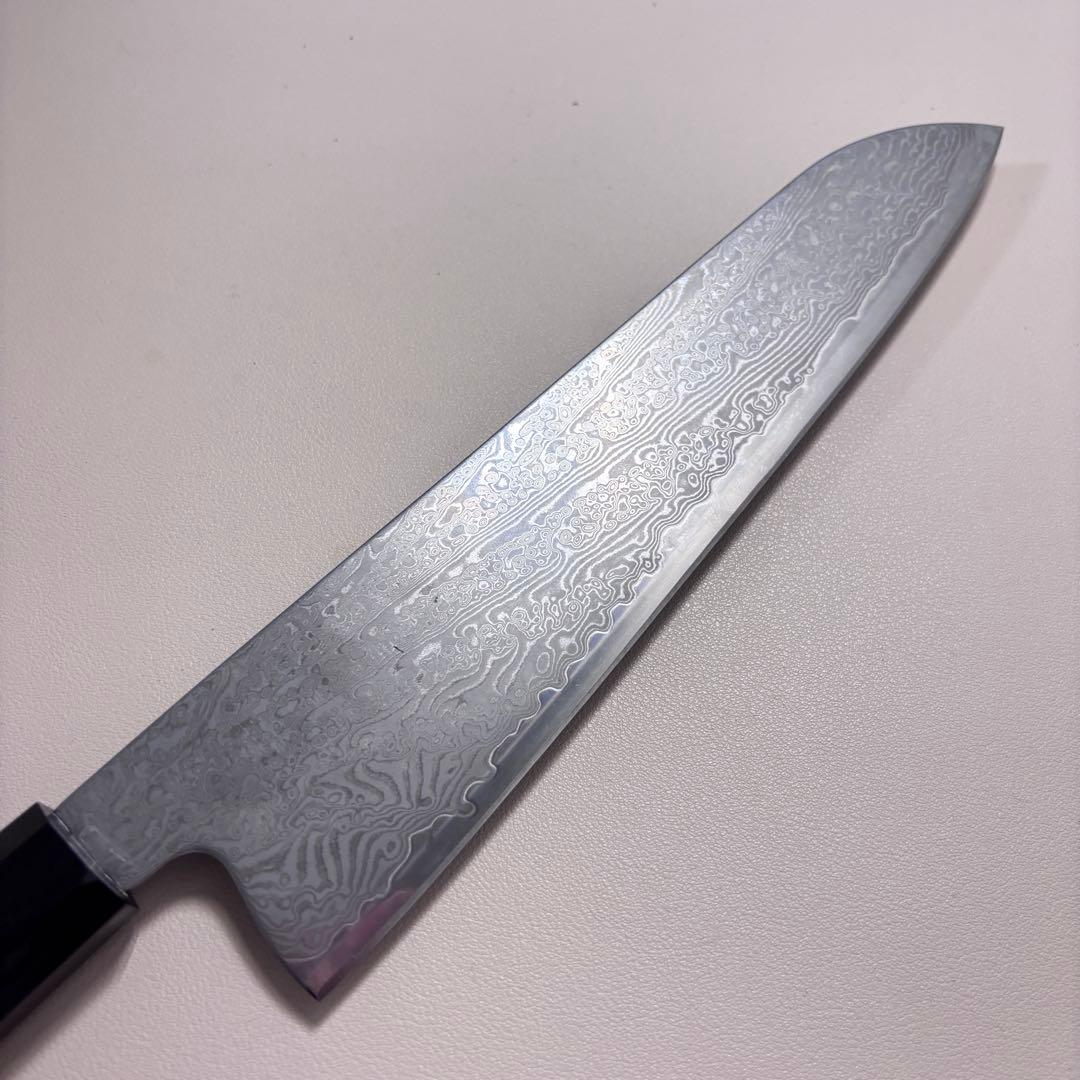 240mm 67層ダマスカスシェフナイフ 牛刀　黒檀八角柄 和包丁