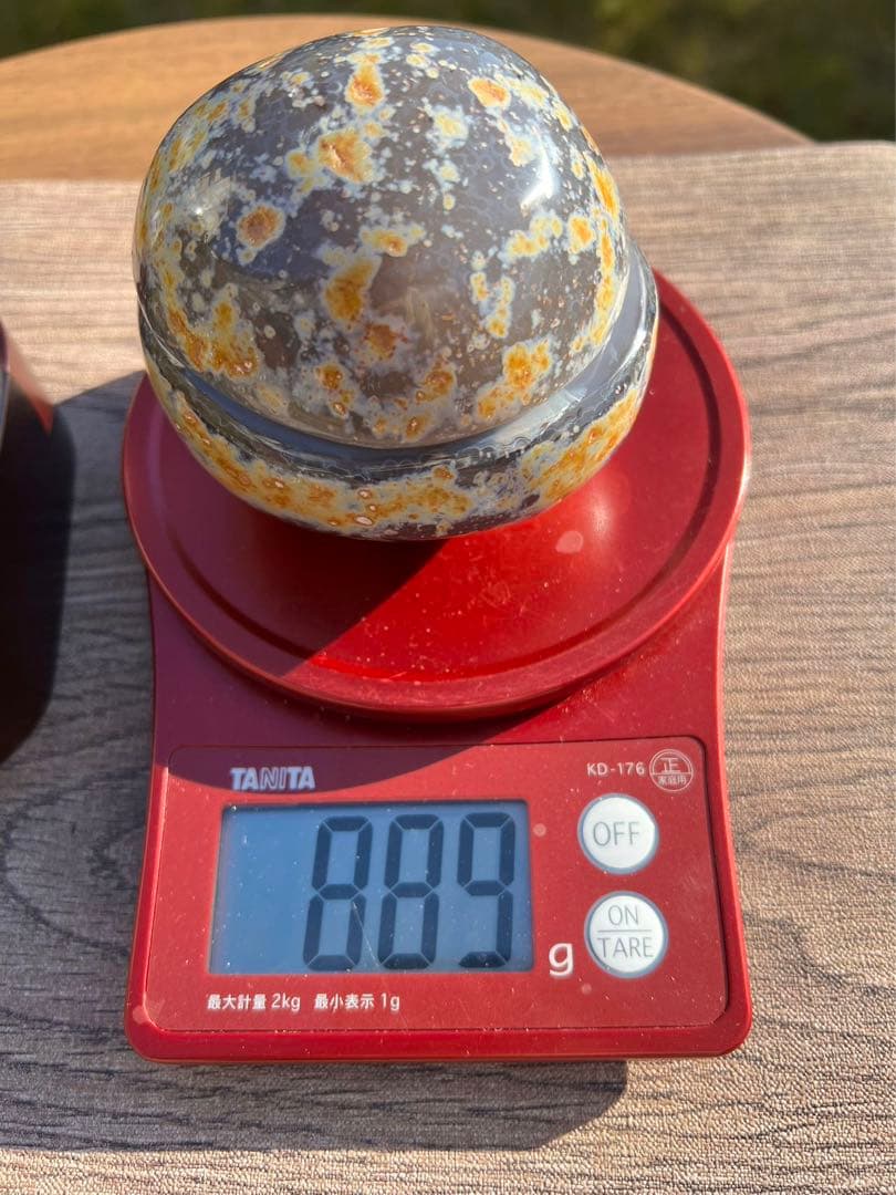 C10トレジャーメノウ 台付き 瑪瑙 風水 聚宝盆アゲート