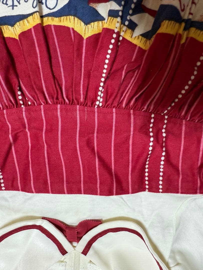 シャーリーテンプル キャットサーカスワンピースと麦わら帽子セット