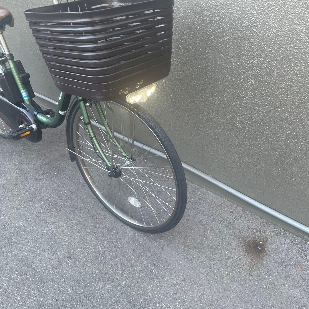 パナソニック電動アシスト自転車26インチ バッテリー16Ah グリーン