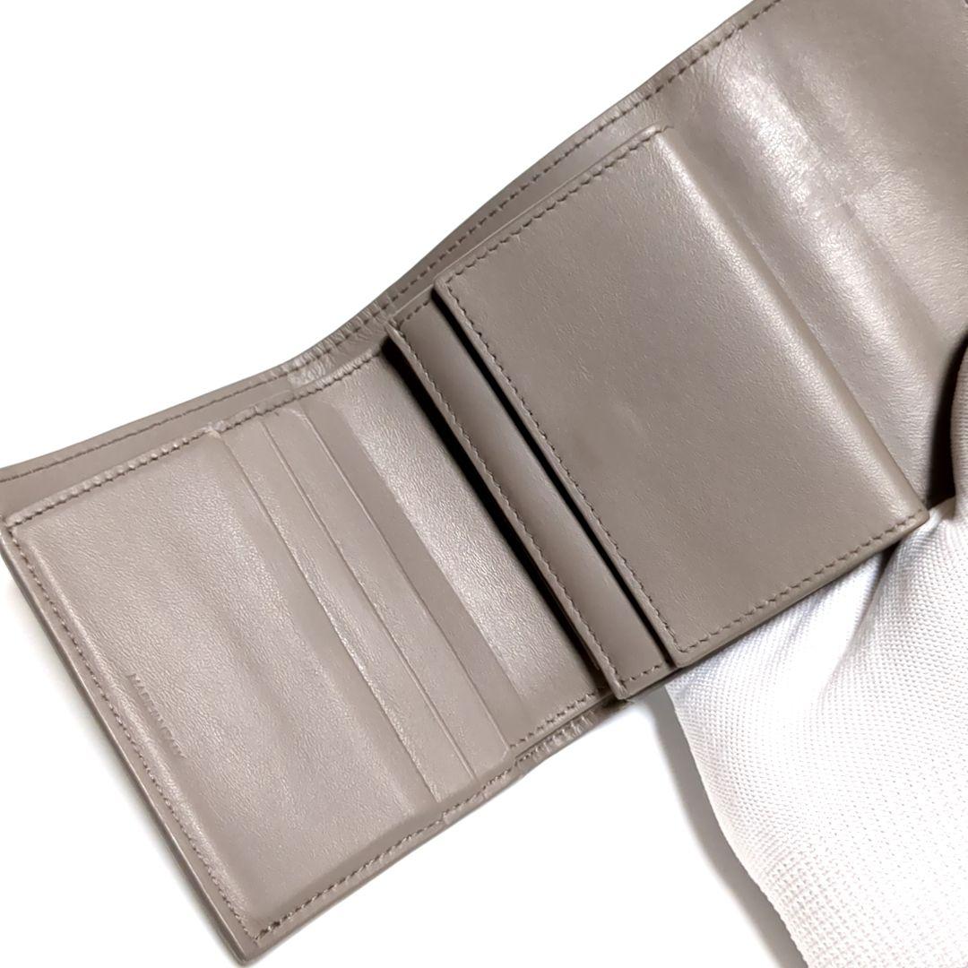 ✨CELINE✨マカダム トリオンフ スモール トリフォールドウォレット グレー