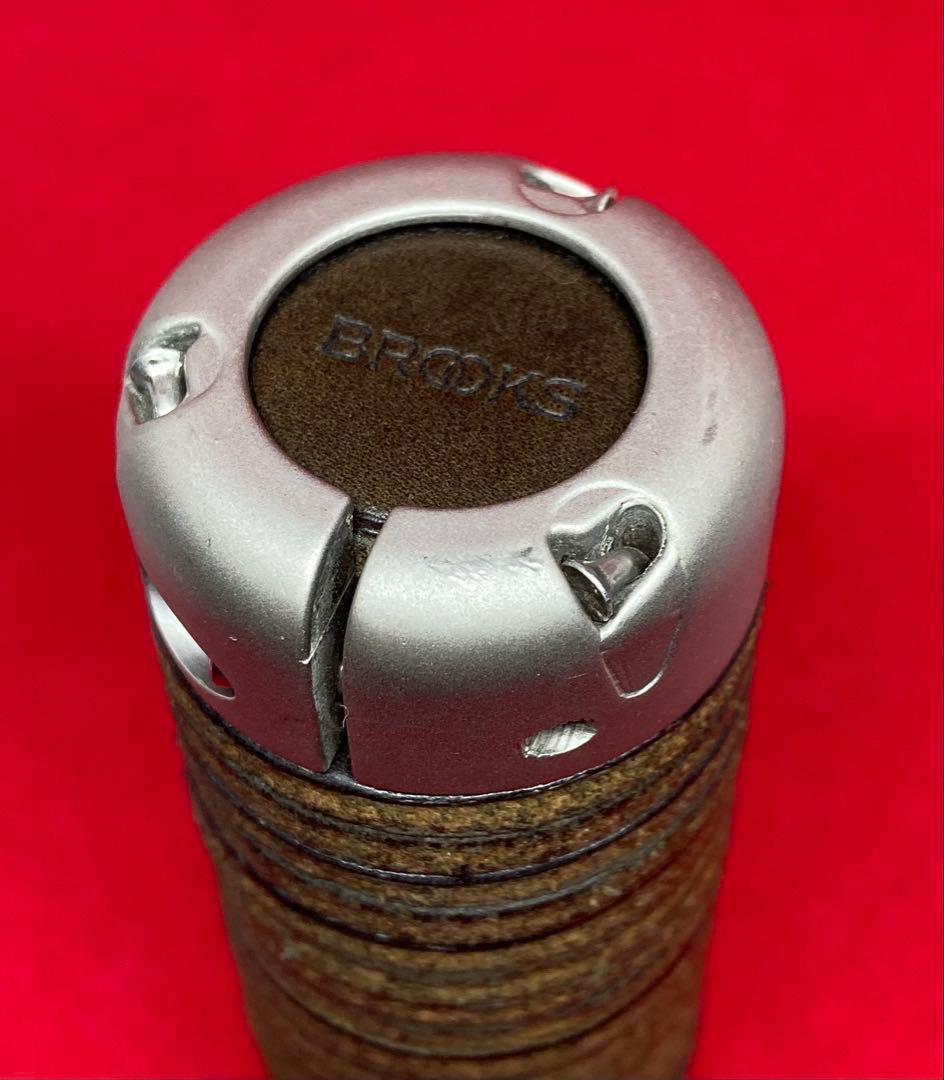 パーツ BROOKS PLUMP LEATHER GRIPS BLACK