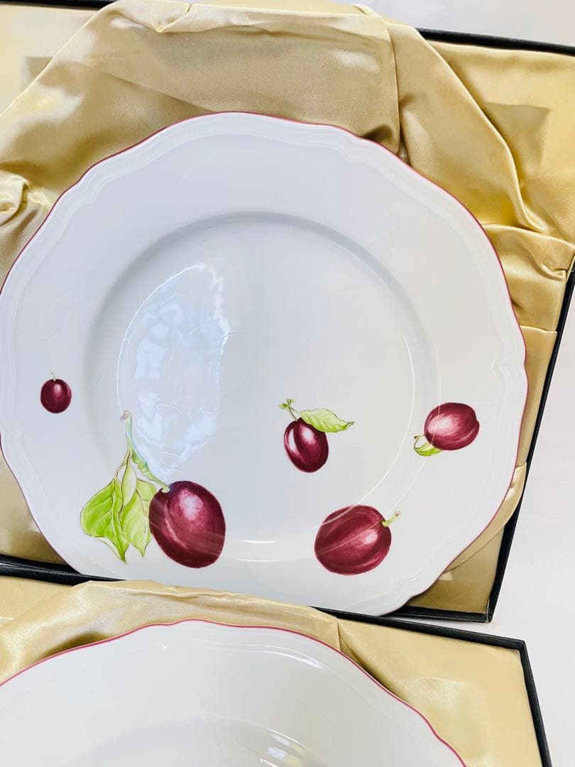 【新品未使用】リチャードジノリ　アンティコプルーンプレート　27cm×2枚